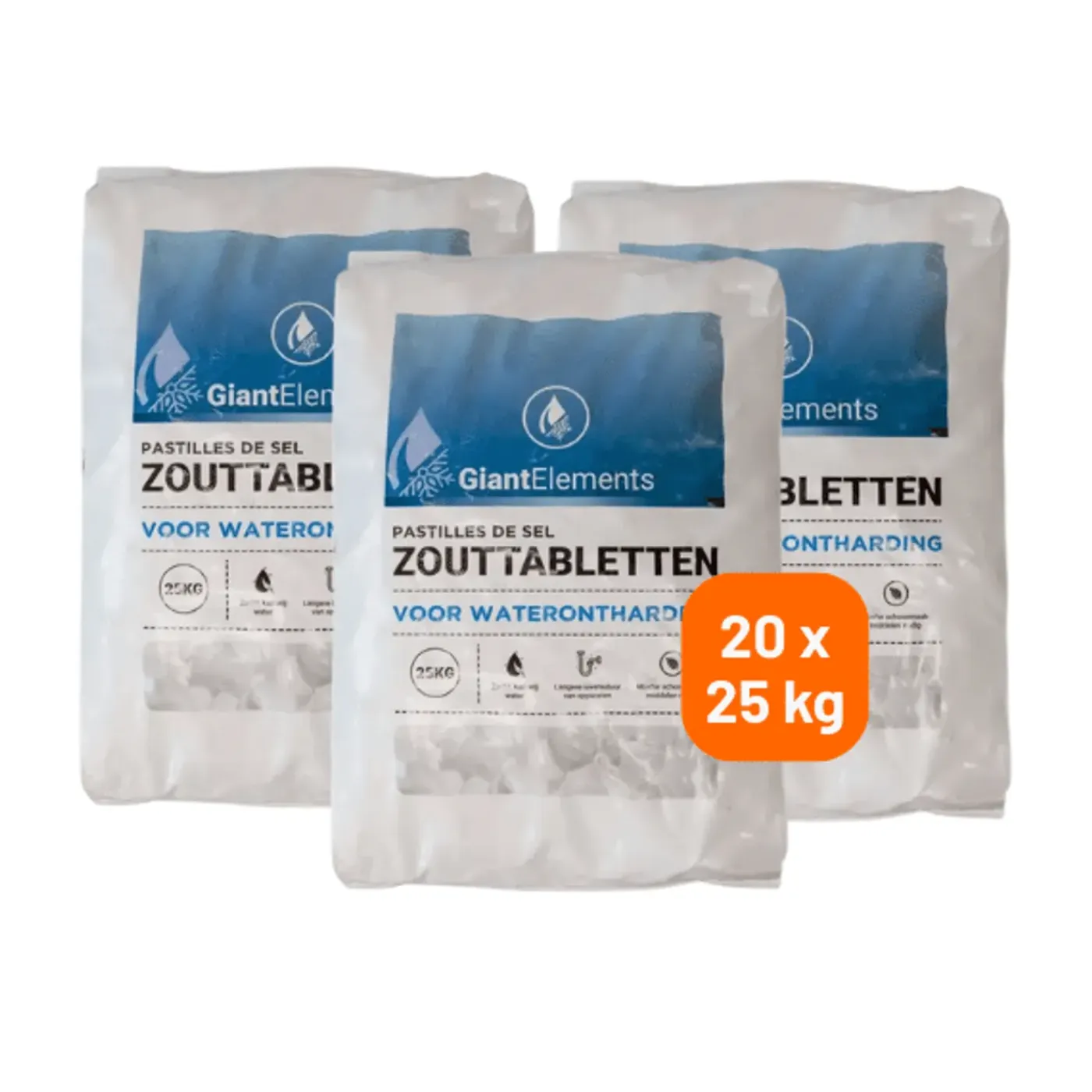 Giant Elements Regeneratiezout 20 X 25 Kg Zakken (500kg)