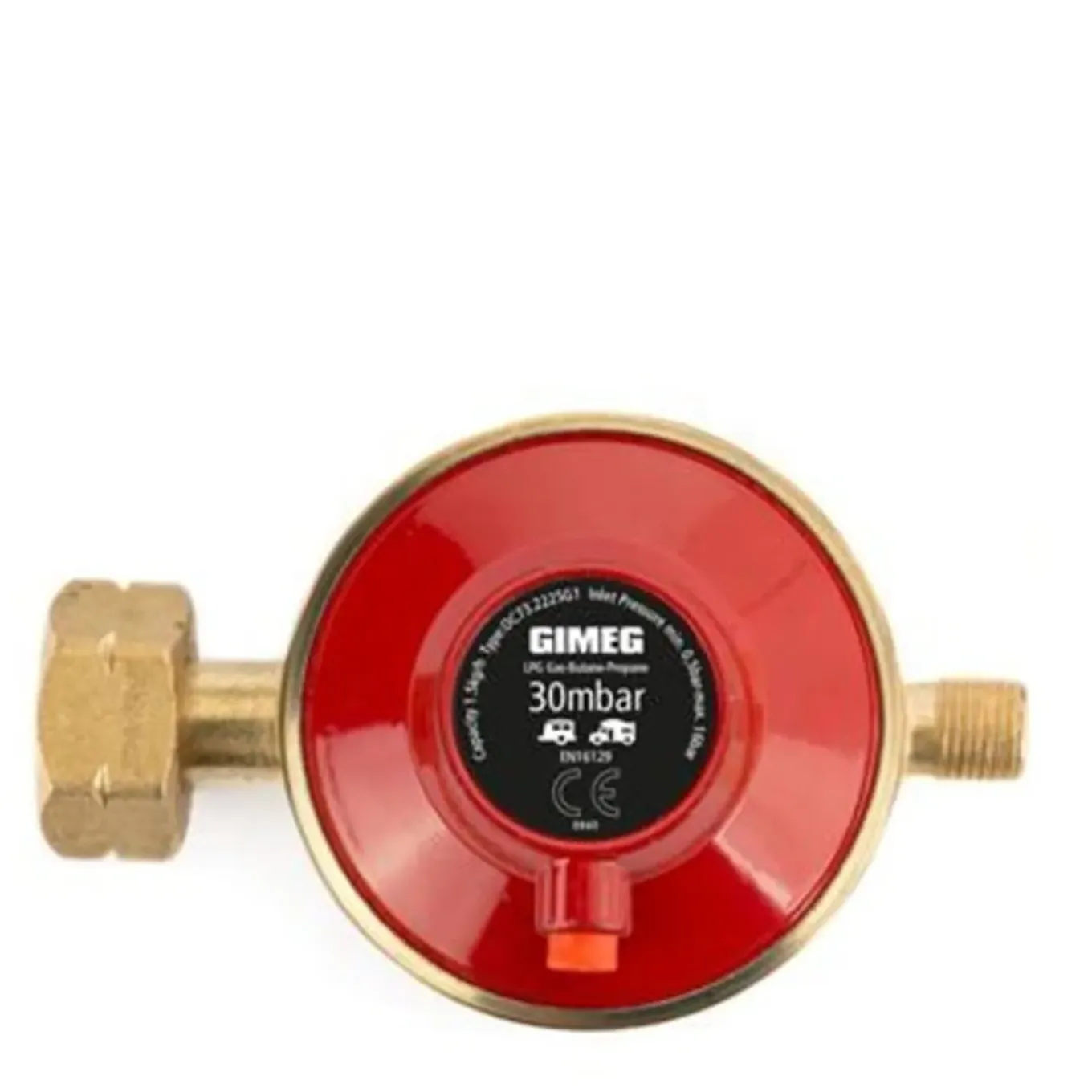 Gimeg gasdrukregelaar afblaasbev. 30 mb Kombi X 1/4 inch l.