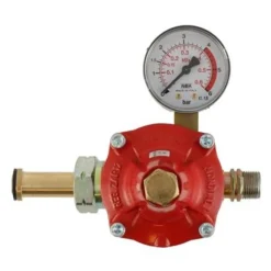 Gimeg instelbare gasdrukregelaar 0-6bar shell x 3/8l