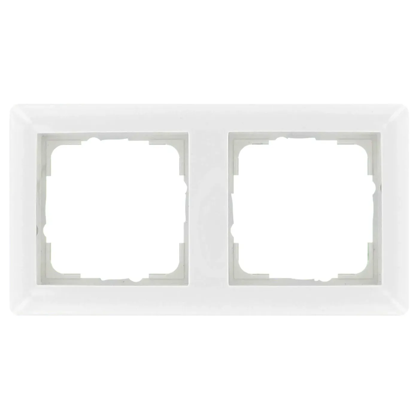 GIRA afdekraam ST55 2-voudig wit