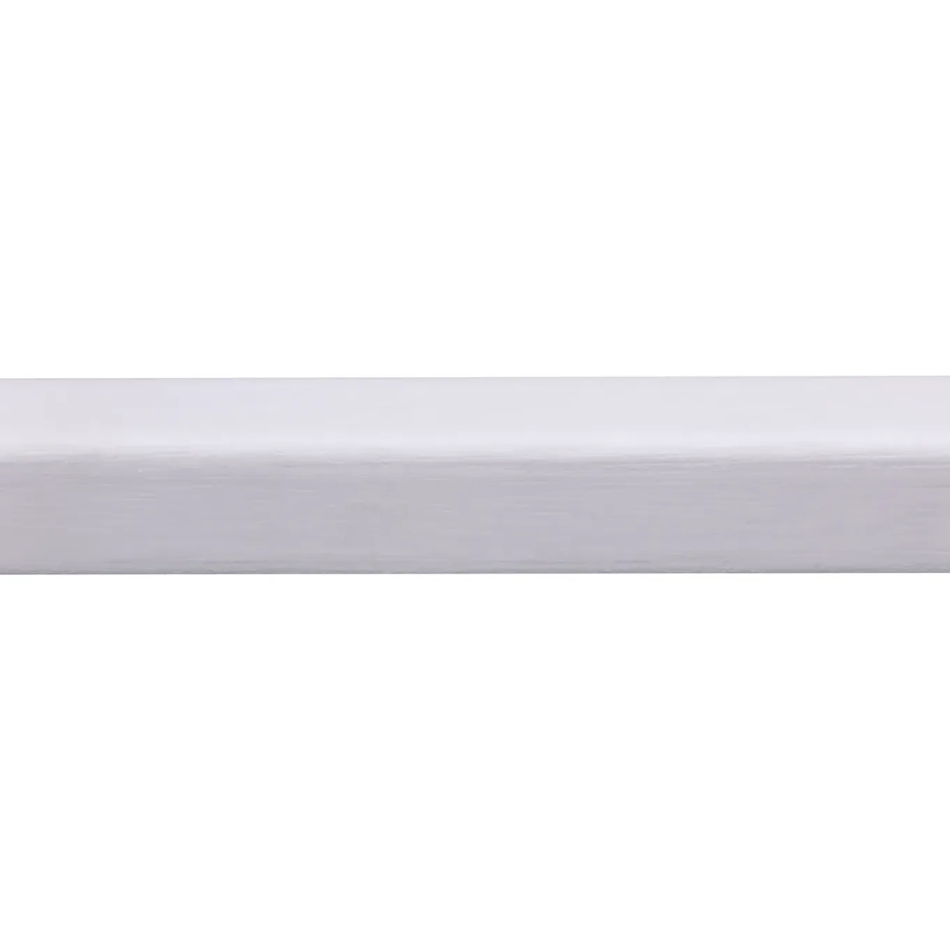 Glaslat - Hardhout - Gegrond - Wit - 17x17mm - 270cm