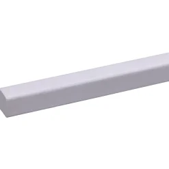 Glaslat - Hardhout - Gegrond - Wit - 17x17mm - 270cm