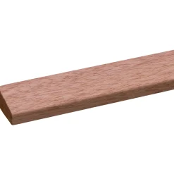 Glaslat - Hardhout - Onbehandeld - 17x28mm - 270cm