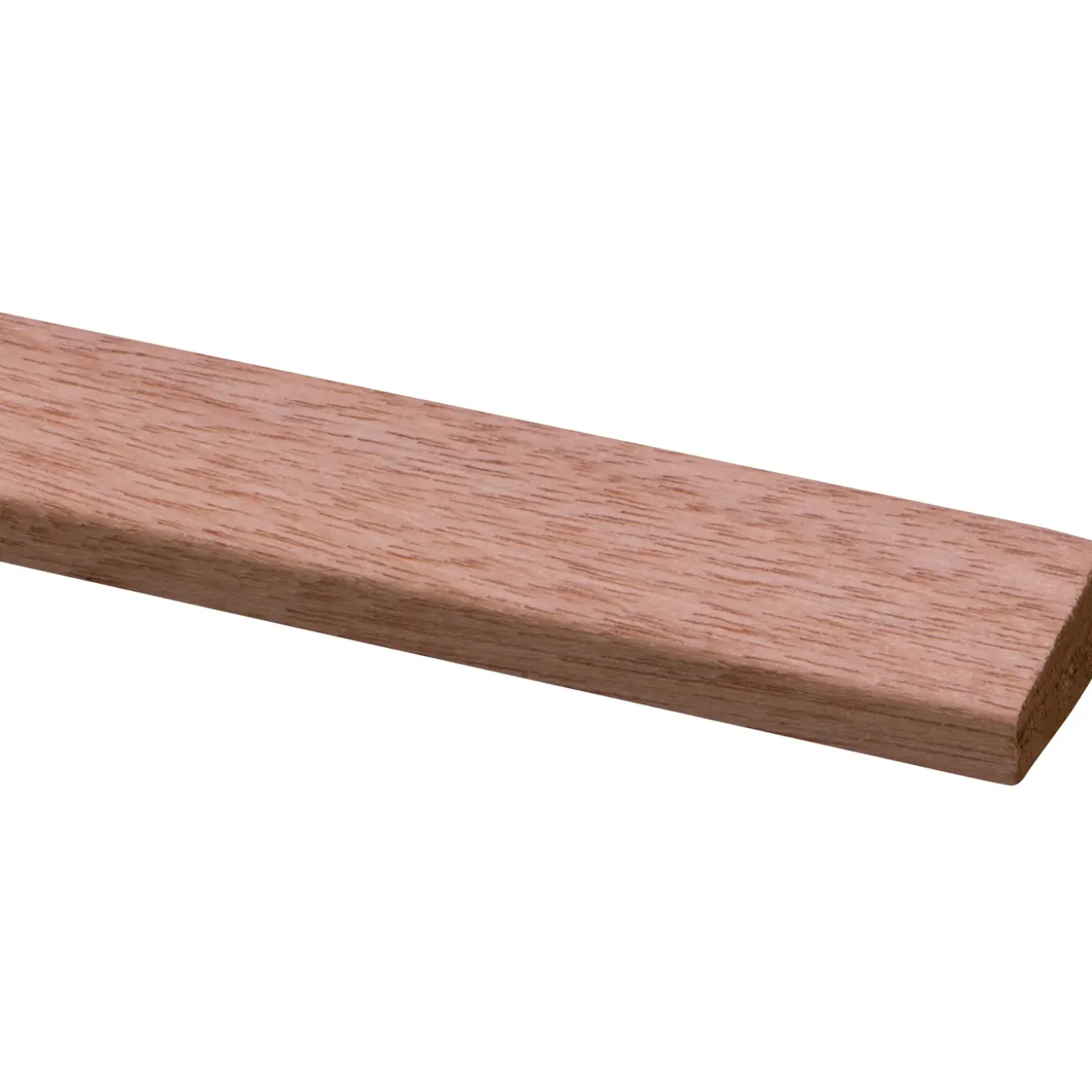 Glaslat - Hardhout - Onbehandeld - 17x28mm - 270cm