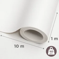 Glasweefselbehang Novelio Nature Flair Snow - 10 m - 185 g/m²