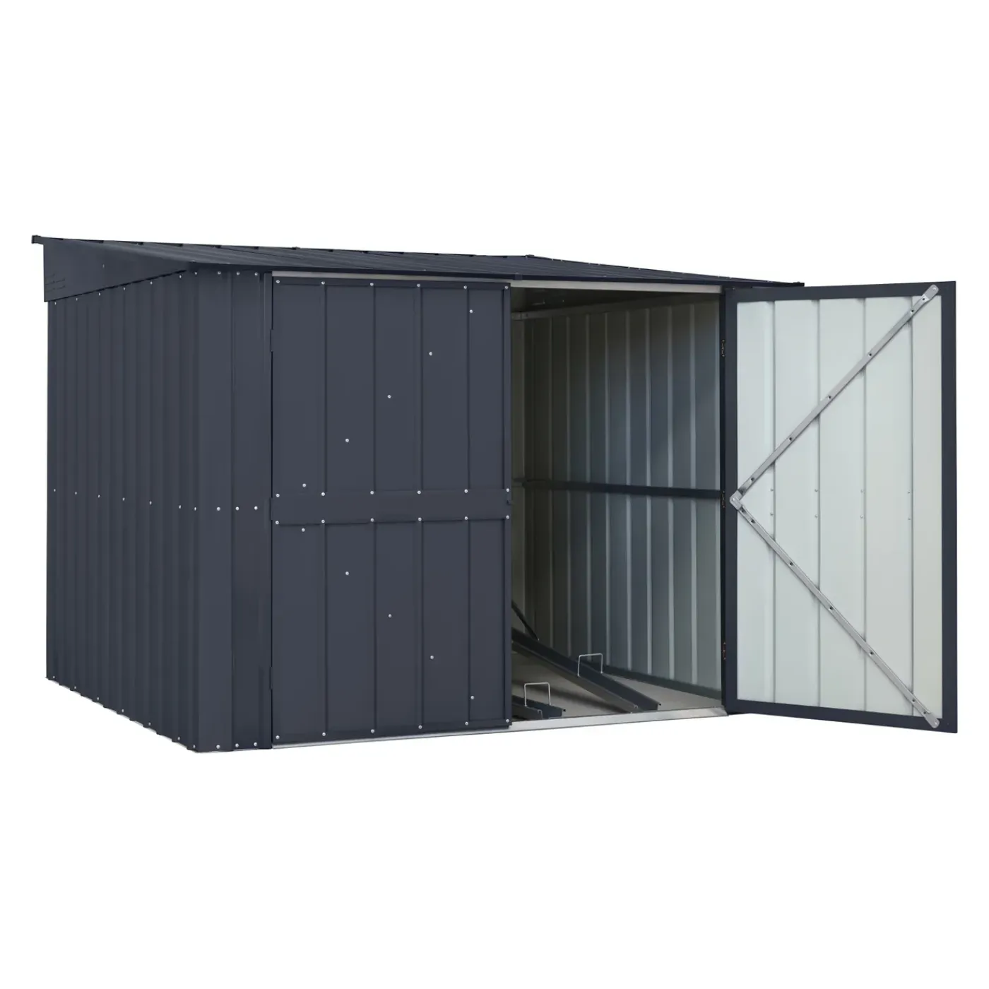 Overig Globel fietsberging Family 66 -plaatstaal - antraciet - 200x189cm