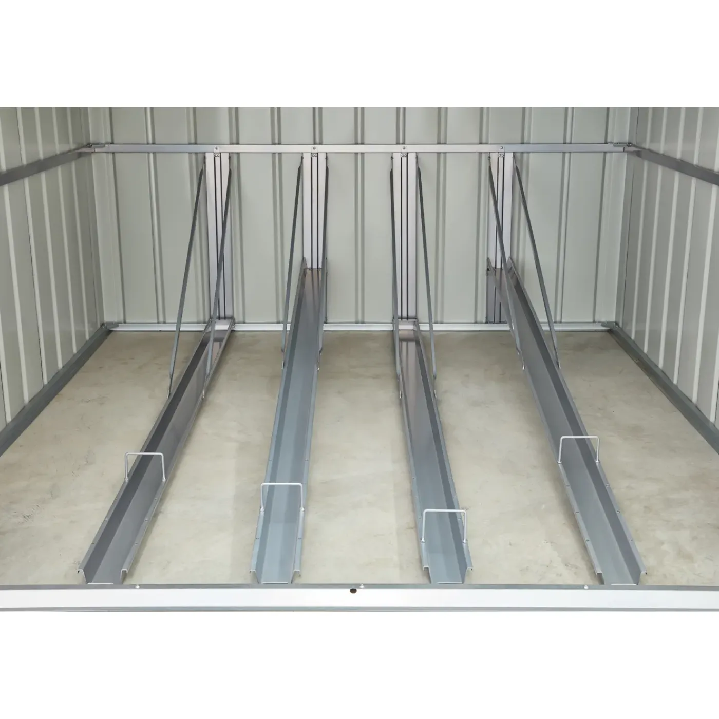Overig Globel fietsberging Family 66 -plaatstaal - antraciet - 200x189cm