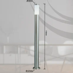 Globo Buitenlamp Boston Led Led Staaledelstaal 1x E27 Led