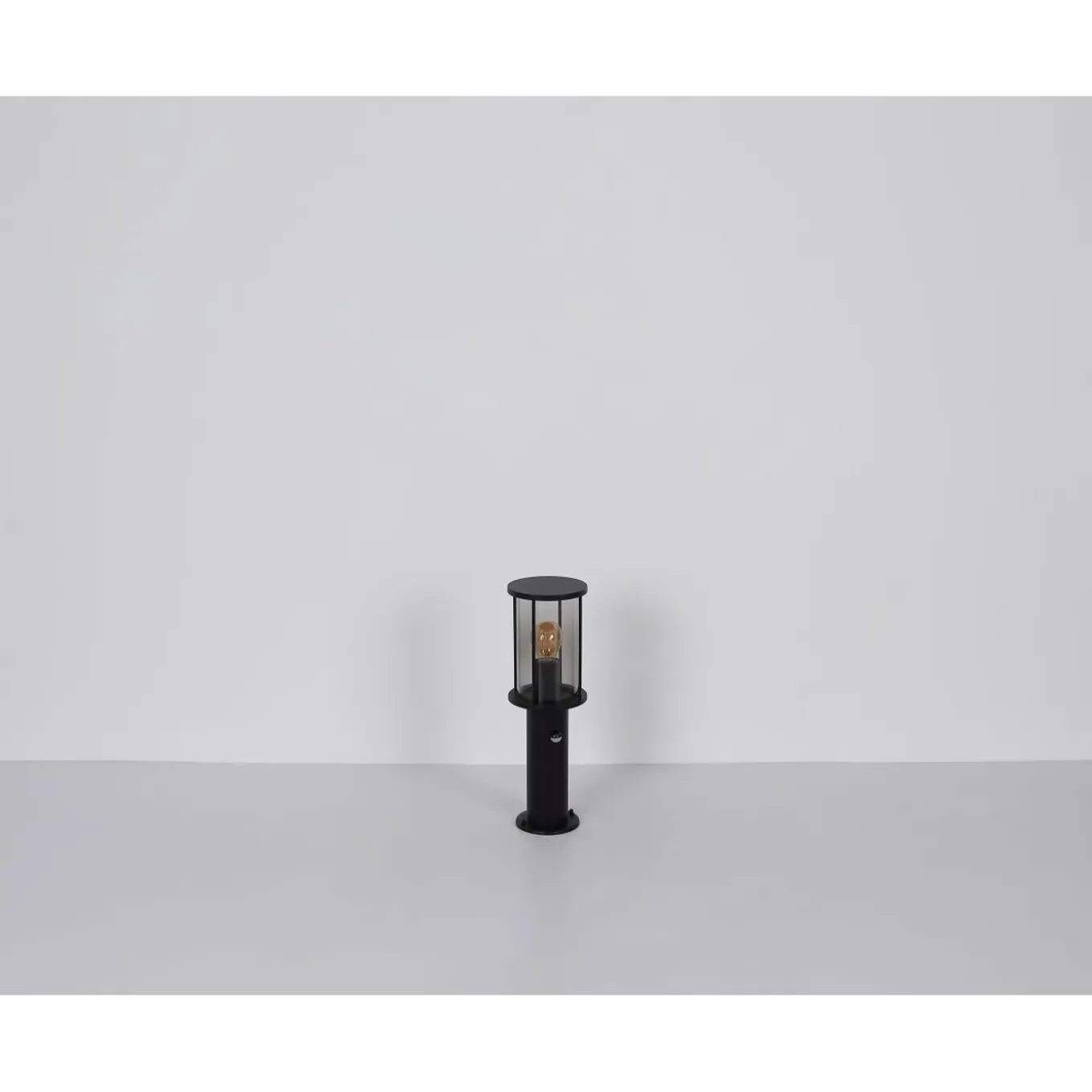 Globo Buitenlamp Gracey Staaledelstaal Zwart 1x E27