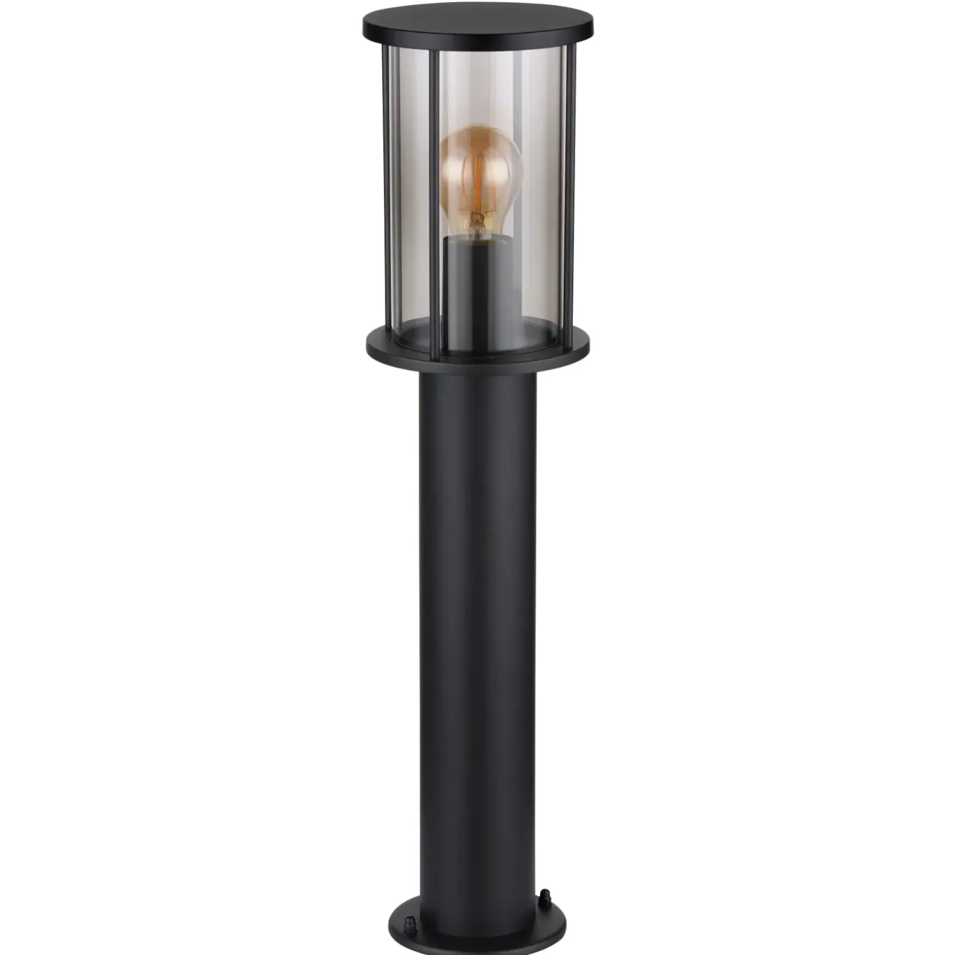 Globo Buitenlamp Gracey Staaledelstaal Zwart 1x E27