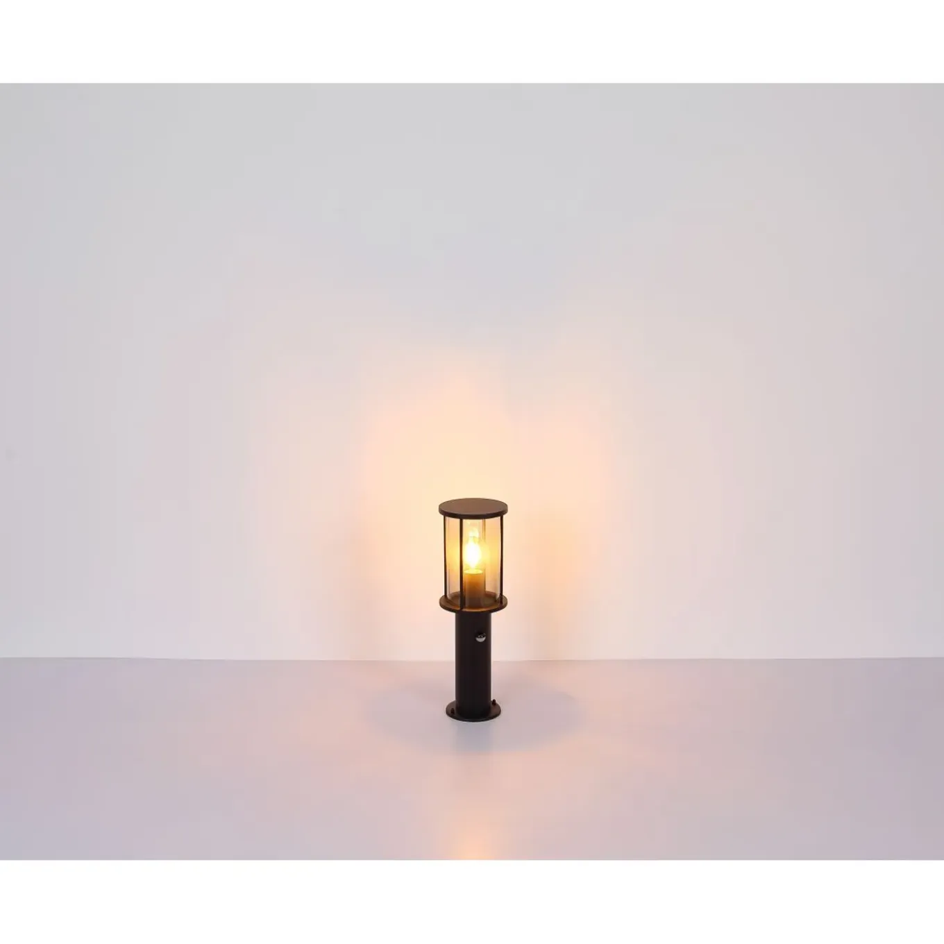 Globo Buitenlamp Gracey Staaledelstaal Zwart 1x E27