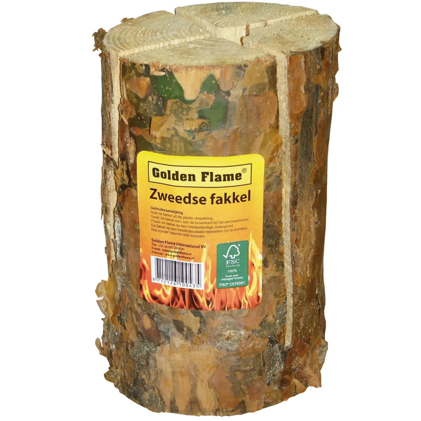 Golden Flame Zweedse Fakkel ø19-25 cm