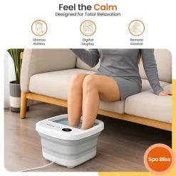 Goliving Automatische Voetenbad - Voetmassage Apparaat - Inklapbaar