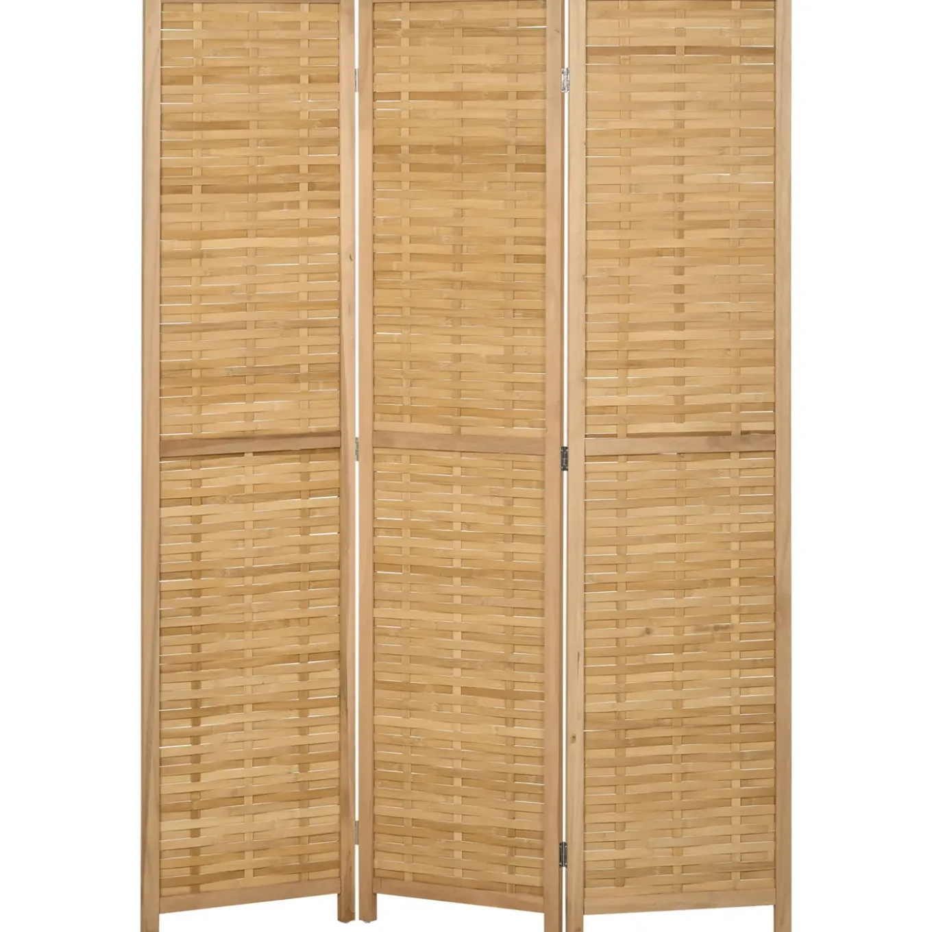 4goodz 3-delige Kamerscherm Opvouwbaar - Roomdivider Bamboe - Bruin