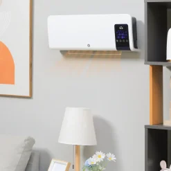 4Goodz Elektrische Heater Wandmontage Met Oscillatiefunctie - 2 Standen - Timer - Led-display