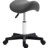 4goodz Ergonomische Zadelkruk Kunstleer Amazonekruk In Hoogte Verstelbaar 45-59 Cm - Grijs
