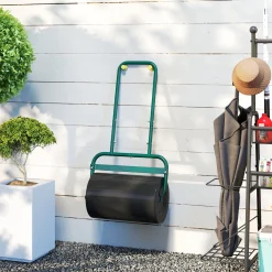 4goodz Gazonwals Tuinwals 32 Cm Diameter - 38 Liter Water/zand Vulling - Groen