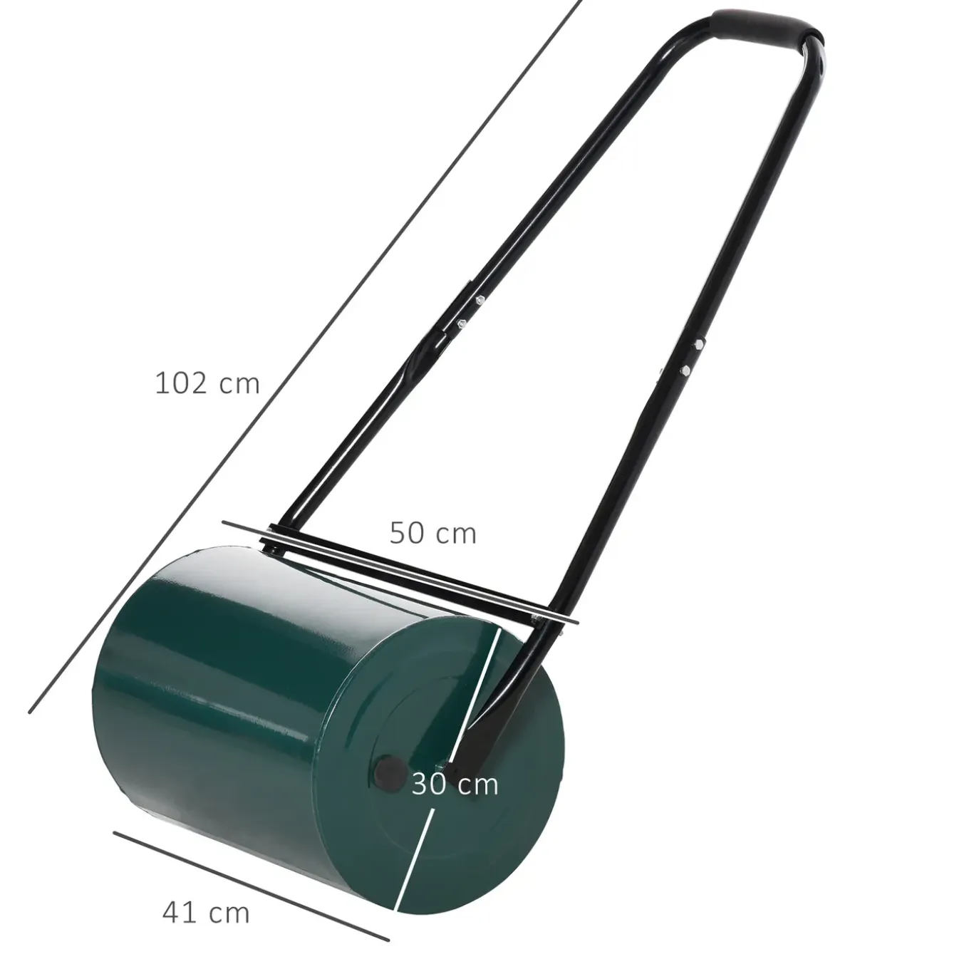 4goodz Gazonwals Tuinwals 30 Cm Diameter - 30 Liter Water/zand Vulling