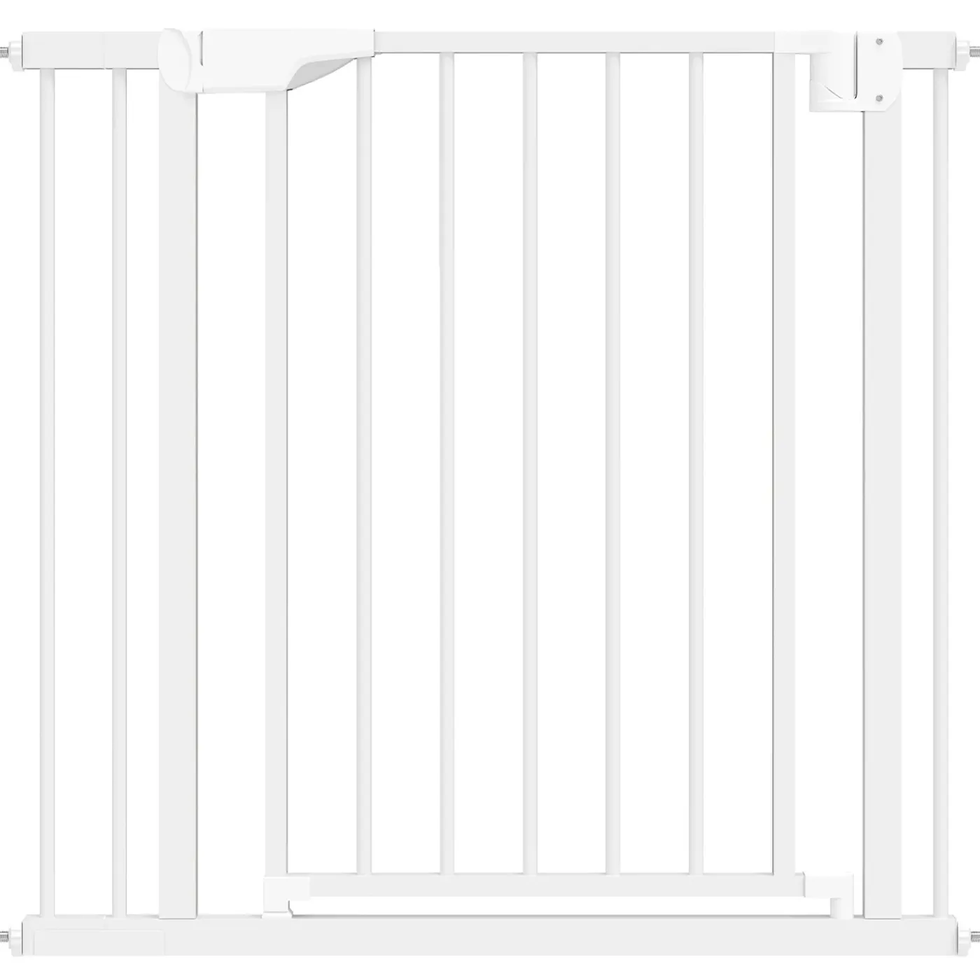 4Goodz Hondenhekje Klemmontage 76–89 Cm Breed - Zonder Boren - Wit