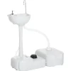 4goodz Mobiele Wastafel Inclusief Wielen En Reservoir - Wit