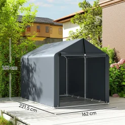 4goodz Opslagtent Weersbestendig Voor Fietsen Of Gereedschap 221x162x163 Cm