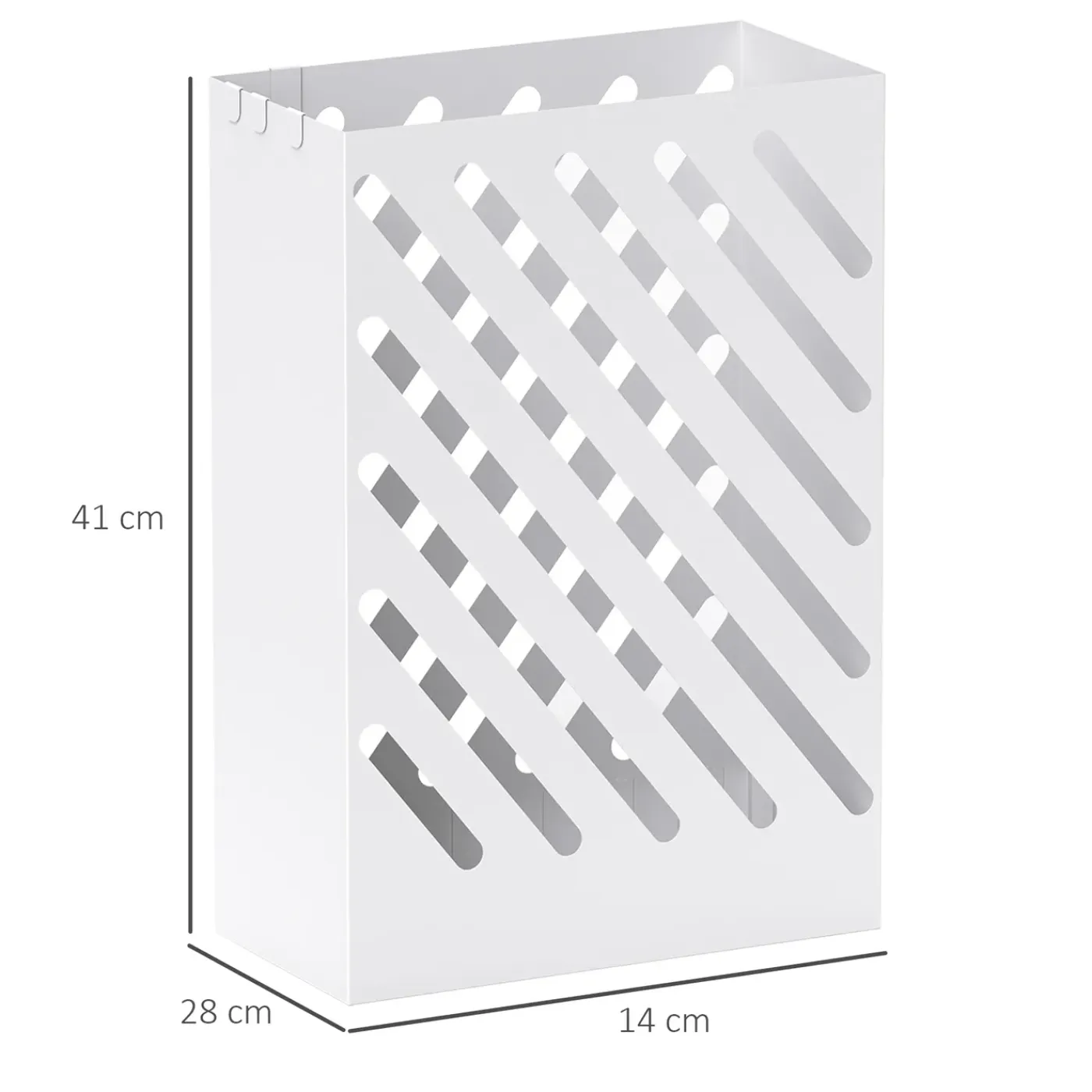 4Goodz Paraplustandaard Staal - Wateropvangbak - Staal - Wit