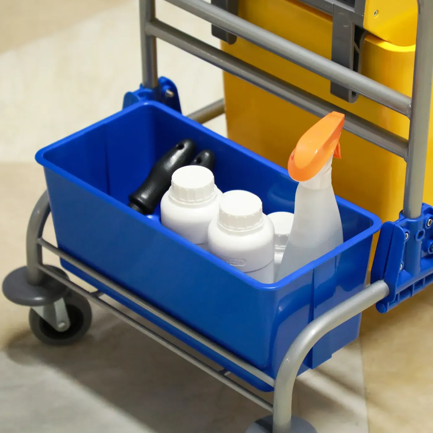 4Goodz Schoonmaakwagen Rolemmer Met Wringer Op Wielen - 26 Liter Capaciteit