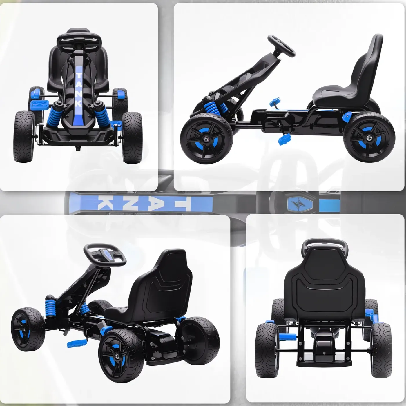 4Goodz Skelter Met Vrijloopsysteem - Voor 3-6 Jaar - Blauw