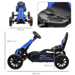 4goodz Skelter Met Achteruit- En Vooruit-versnellingen - Voor 3-8 Jaar - Blauw