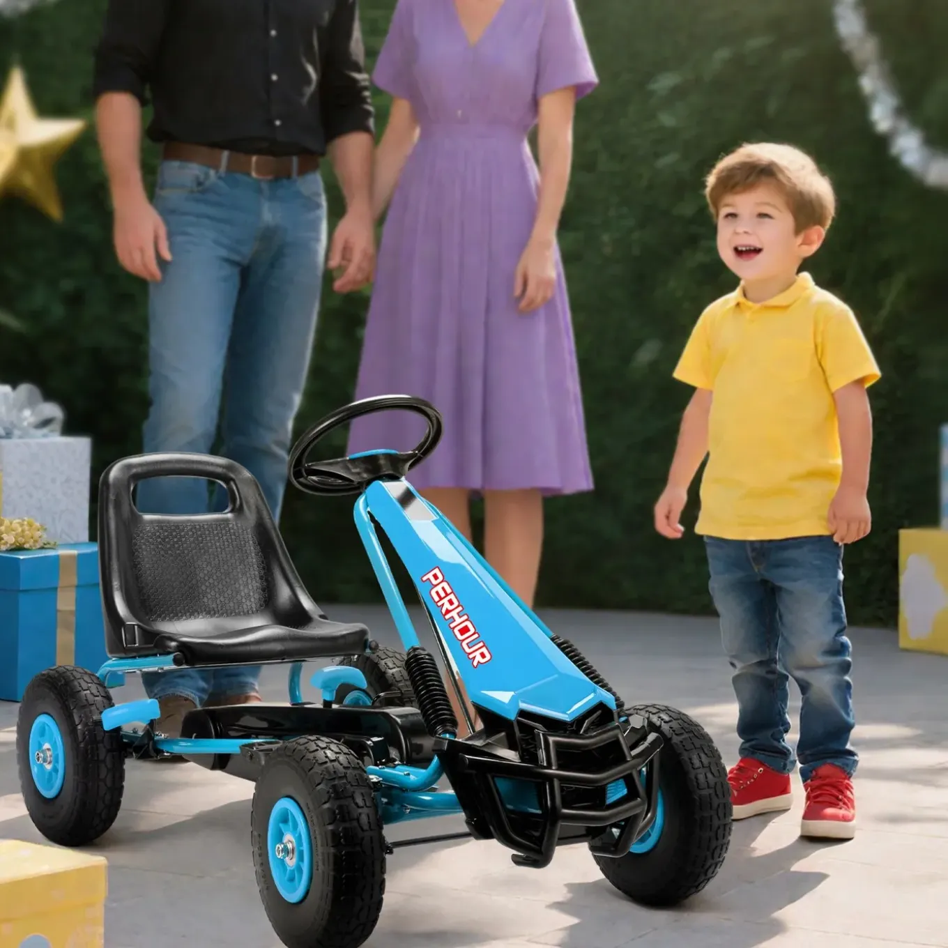 4goodz Skelter Met Verstelbare Stoel Voor 3-8 Jaar - Blauw