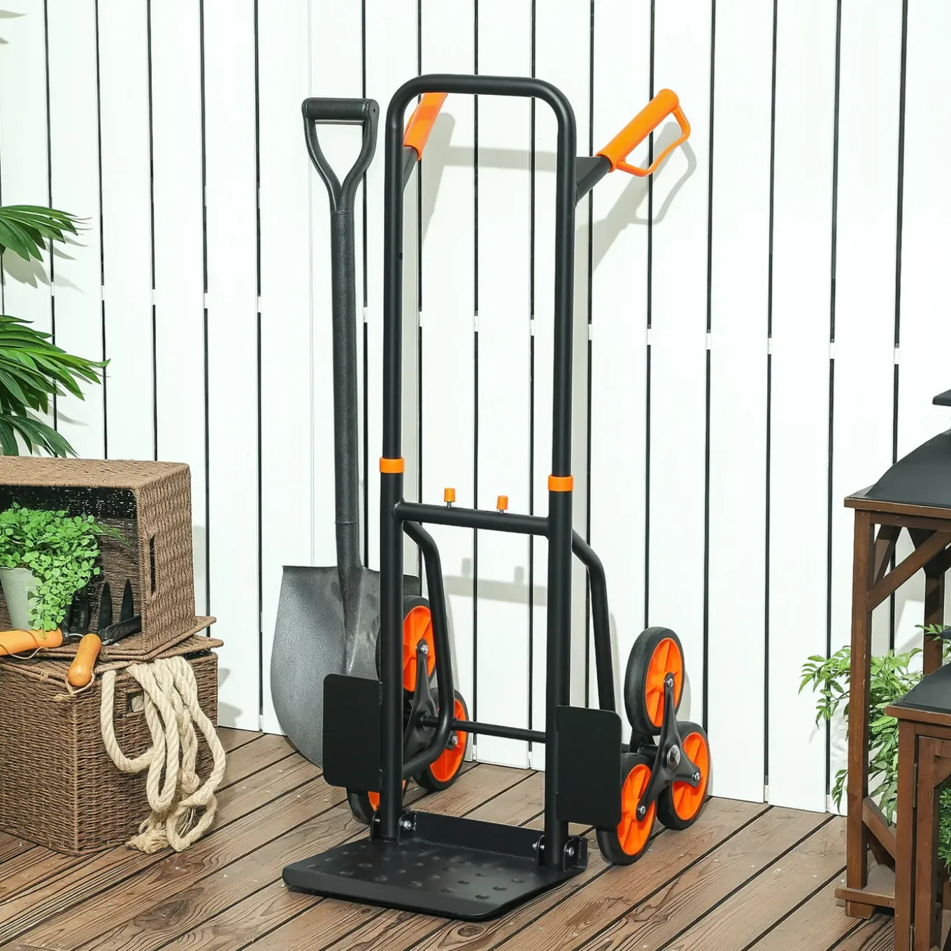 4goodz Steekkar Trappenloper Opvouwbaar - Stalen Frame - Max. 120 Kg