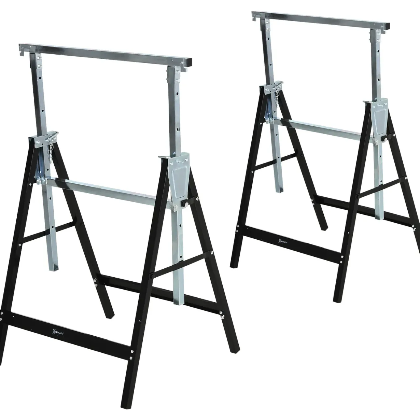 4goodz 2 Stuks Zaagbok Schragen Verstelbaar Opvouw 80-130cm Tot 200kg