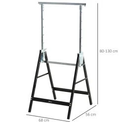 4goodz 2 Stuks Zaagbok Schragen Verstelbaar Opvouw 80-130cm Tot 200kg