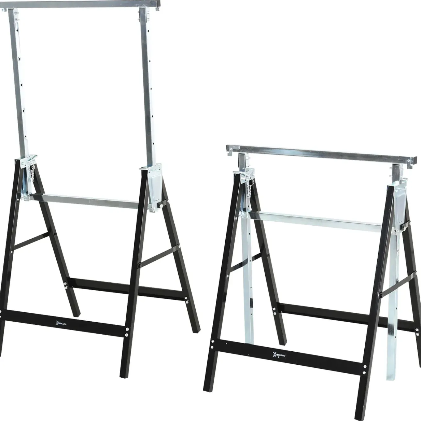 4goodz 2 Stuks Zaagbok Schragen Verstelbaar Opvouw 80-130cm Tot 200kg