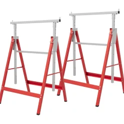 4Goodz 2 Stuks Zaagbok Schragen Verstelbaar Opvouw 80-130cm Tot 200kg