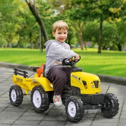 4goodz Trap-tractor Met Aanhanger - Kinder Trekker