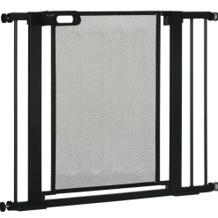 4goodz Uitschuifbaar Traphek 74-103 Cm Voor Huisdieren - Zwart