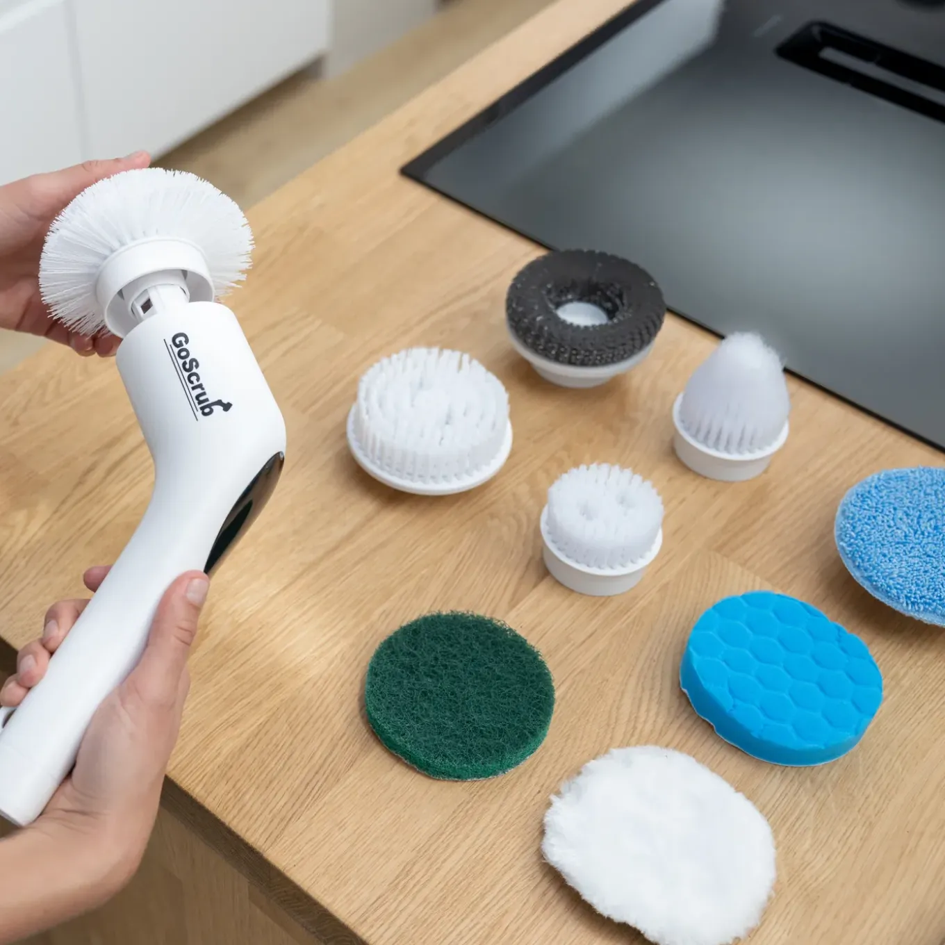 GoScrub® Cleaning King V2 - Elektrische Schoonmaakborstel – Elektrische Schrobber