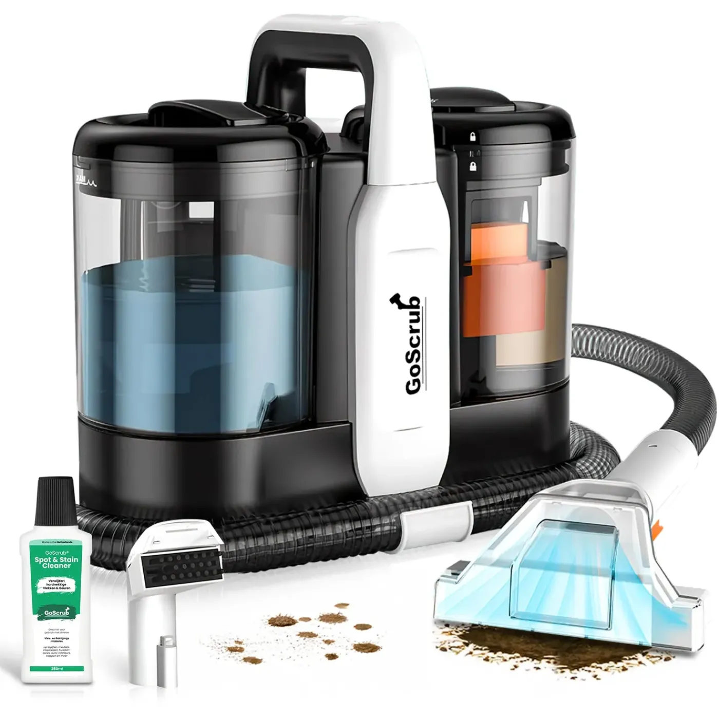 GoScrub ® Professionele Tapijtreiniger – Vlekkenreiniger & Bank Reiniger