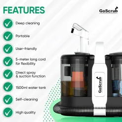 GoScrub ® Professionele Tapijtreiniger – Vlekkenreiniger & Bank Reiniger