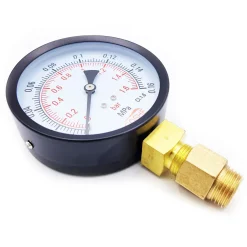 Goshe 100mm 1,6 BAR manometer drukmeter m20x1,5 + 1/2" verlaging