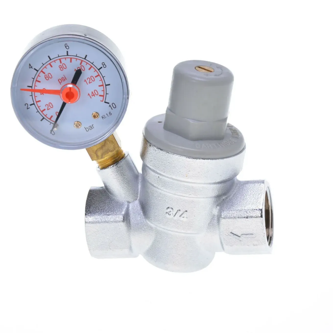 Goshe water drukverlager van G3/4, vrouwtje, voor 22mm leiding