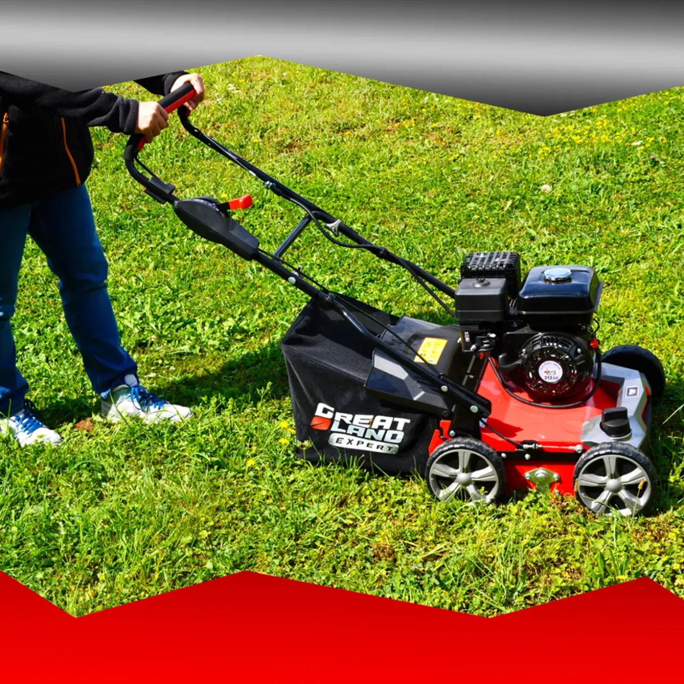 Greatland - Thermische Verticuteermachine 212 Cc - Werkbreedte 40 Cm