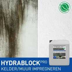 GreenSeal - Hydrablock Pro - Beton impregneermiddel - 100% Waterdichting kelders 2,5L / 10m²