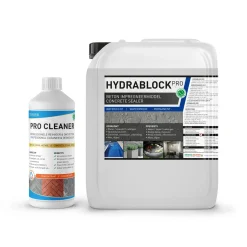 GreenSeal Solutions GreenSeal - Hydrablock Pro - 100% Waterdichting beton 10L / 40m² + Beton reiniger Concentraat 1L