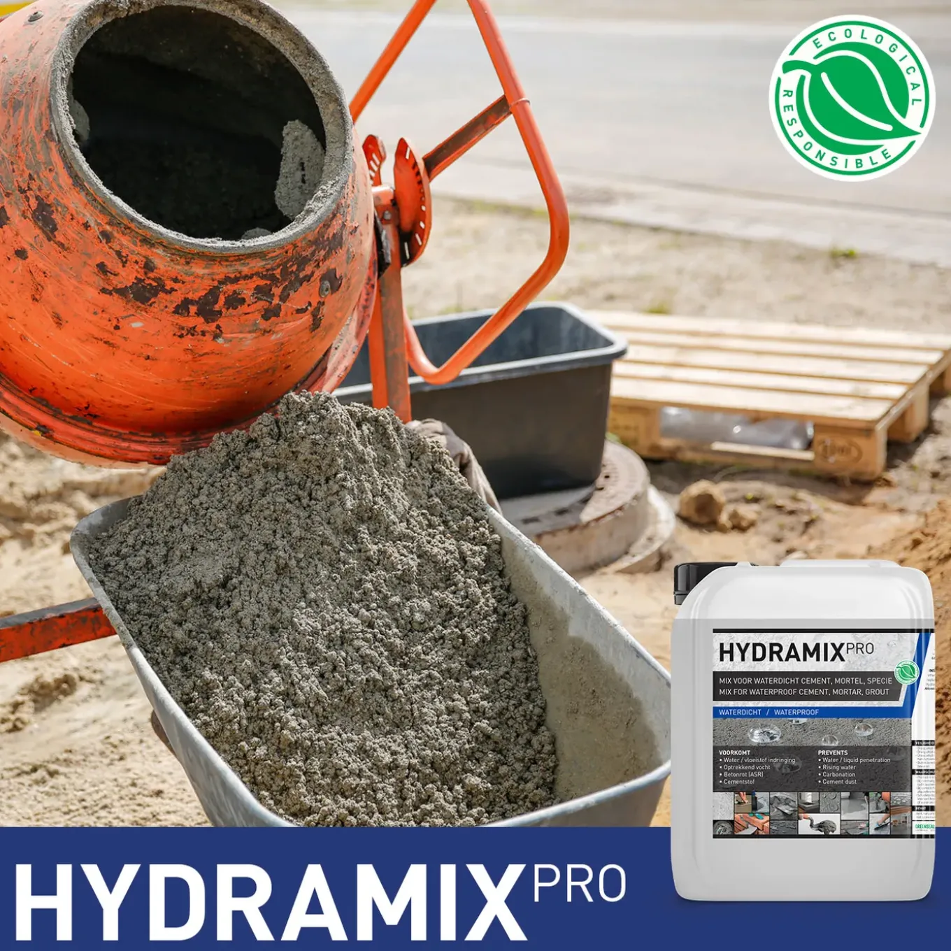 Greenseal - Hydramix Pro - Beton waterdicht maken - 5L