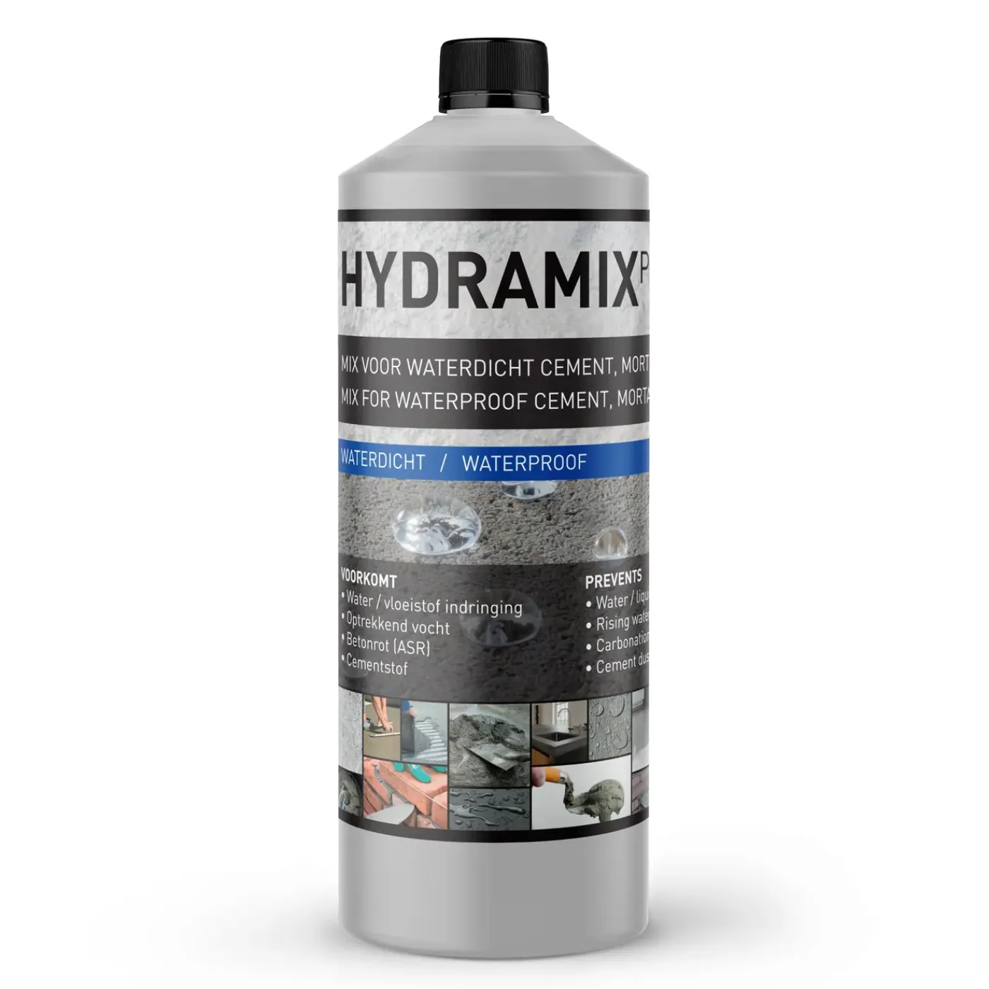 GreenSeal Solutions Greenseal - Hydramix Pro - Waterdicht cement - Cementmix - 1L