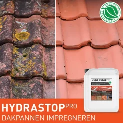 GreenSeal Solutions GreenSeal - Hydrastop Pro - Antivocht Gevel - Impregneermiddel Muur, Schoorsteen, Dakpan - 5L / 30m²