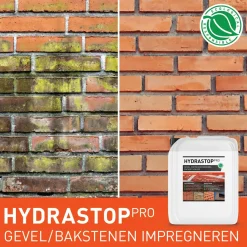 Greenseal - Hydrastop Pro - Gevel impregneermiddel 5L / 30m² + Gevelreiniger Tergeo Pro Cleaner 1L