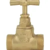 Grk - Dubbele Buitenkraan - Voor Leidingaansluiting, Zonder Schouder - 15x21 Mm